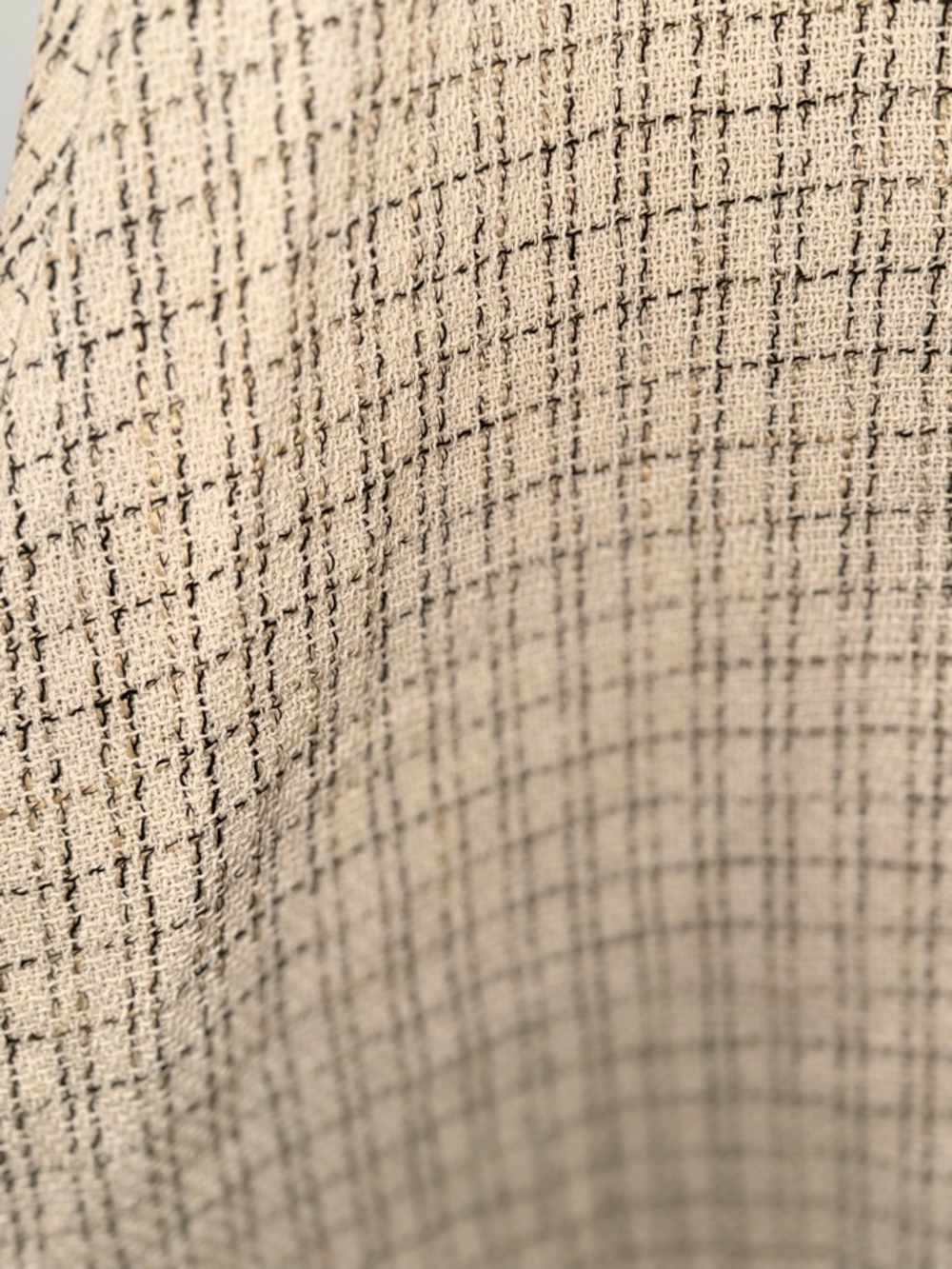 RIHOAS Old Money Cream Tweed A-Line Midi Skirt (large) - Picture 4 of 7